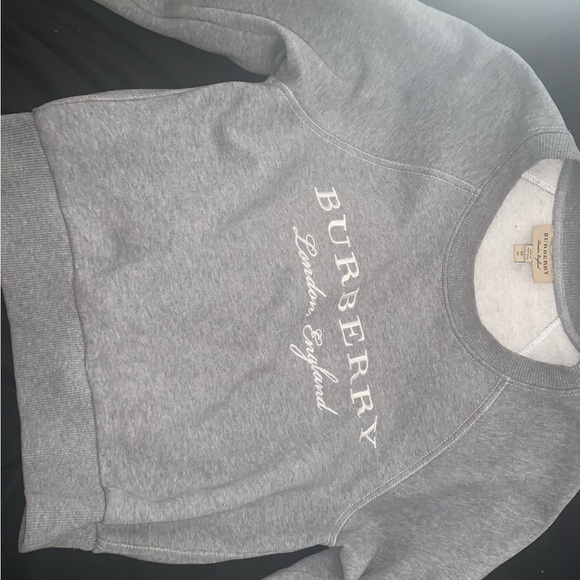 Vintage Grey Burberry Sweatshirt - Picture 4 of 7